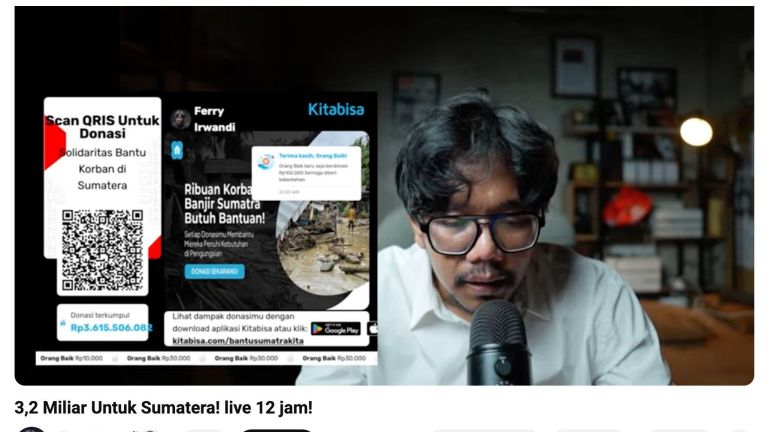 Mengenal Sosok Ferry Irwandi: Penggalang Dana Rp10,3 Miliar untuk Korban Bencana Sumatra