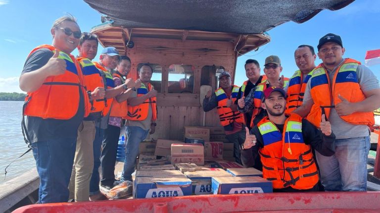 Salurkan Bantuan Logistik dan Pastikan Operasi Tetap Aman, Pertamina Drilling Tembus Banjir Aceh Tamiang