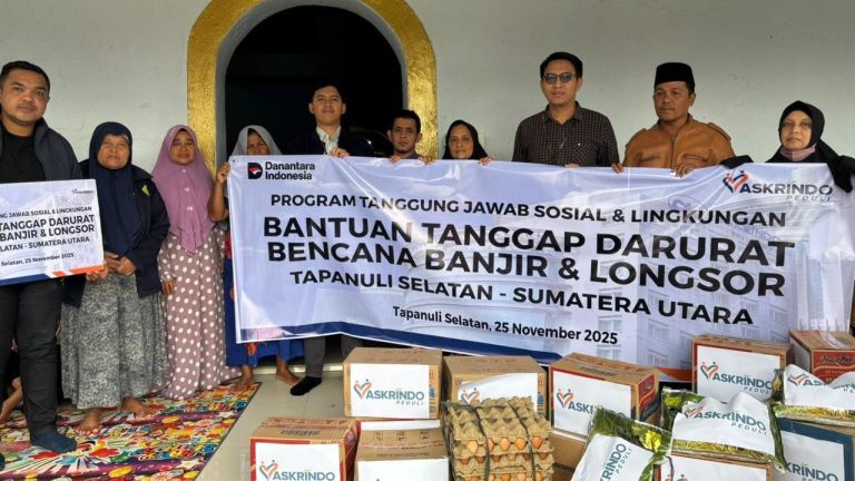 Gerak Cepat, Askrindo Salurkan Bantuan untuk Korban Bencana Sumatera