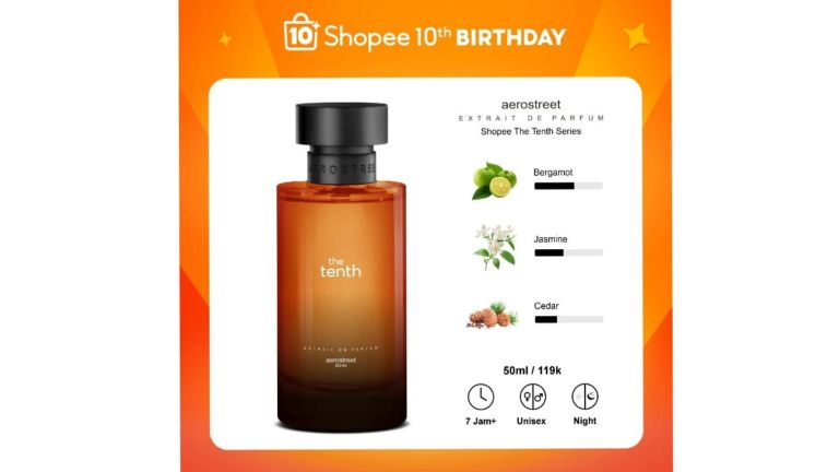 Aerostreet Rayakan 10 Tahun Perjalanan Bersama Shopee Lewat Parfum ‘The Tenth’