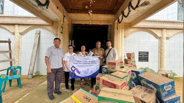 PERURI Kirimkan Bantuan untuk Korban Bencana di Sumatera