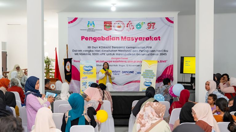 Unicharm dan IBI Tingkatkan Kesehatan Anak Lewat Edukasi Popok dan Posyandu di Bogor