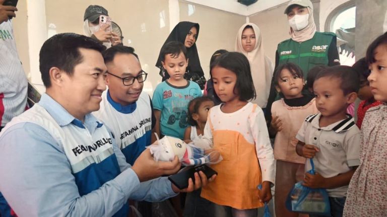 Bos PDSI Tinjau Dapur Umum di Pidie Jaya