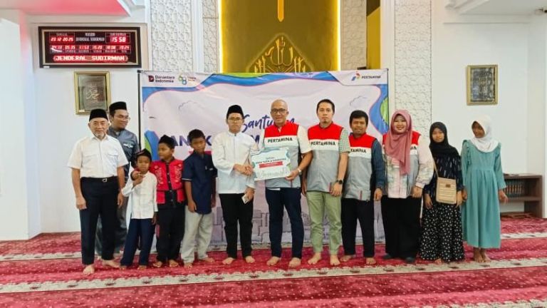 Peringati HUT Ke-68 Pertamina, PDSI Santuni Anak-Anak Yatim, Dhuafa, dan Difabel