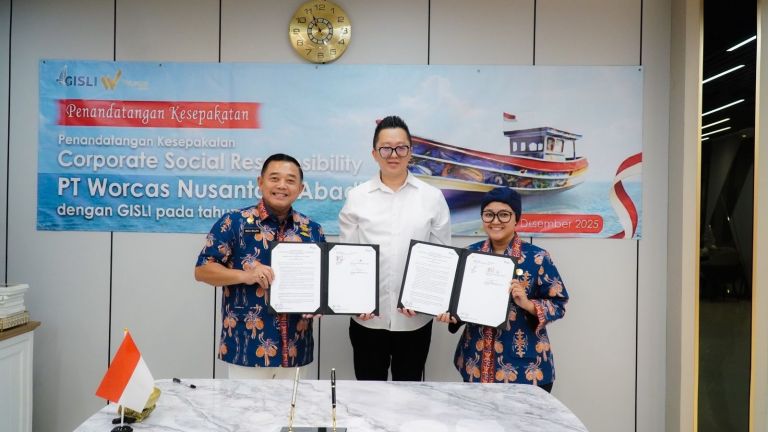 Dukung Kesejahteraan Nelayan Pesisir, Worcas Group dan GISLI Jalin Kerja Sama CSR