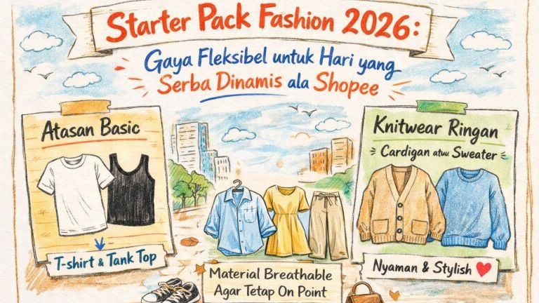 Starter Pack Fashion 2026 ala Shopee untuk Generasi Urban