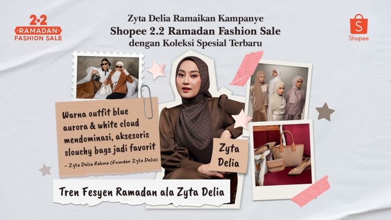 Kisah Zyta Delia Rahma, dari Nol Membangun Brand Modest Fesyen Lokal hingga Ramaikan Kampanye Shopee 2.2