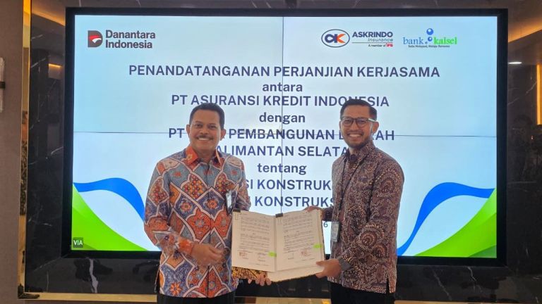 Perkuat Sinergi dengan Bank Kalsel, Askrindo Tangkap Momentum Pertumbuhan Sektor Konstruksi Daerah