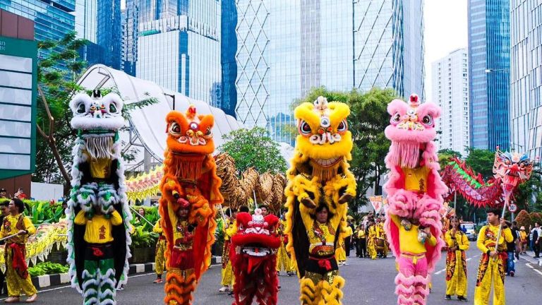 Perayaan Lunar New Year 2026 di Kawasan SCBD Lewat 'Ride to Luck'