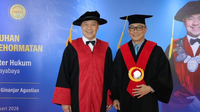 Mensos dan Kepala BRIN Apresiasi Pengukuhan Ary Ginanjar sebagai Profesor Kehormatan Bidang Karakter Hukum