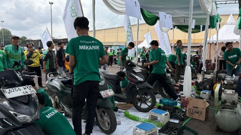 Program BerOjol, Dompet Dhuafa Targetkan 1.447 Motor Ojek Online Dapat Servis Gratis