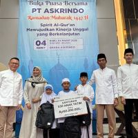 Safari Ramadan, Askrindo Berbagi Kebahagiaan pada Anak-Anak Yatim di Seluruh Indonesia