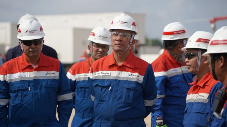 Perkuat Budaya Safety, Bos Pertamina Drilling Tinjau Rig PDSI#54.2 di Rokan