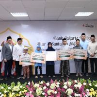 Tebar Berkah Ramadan, Bank Jakarta Santuni Ribuan Anak Yatim dan Duafa hingga Hadirkan Posko Mudik