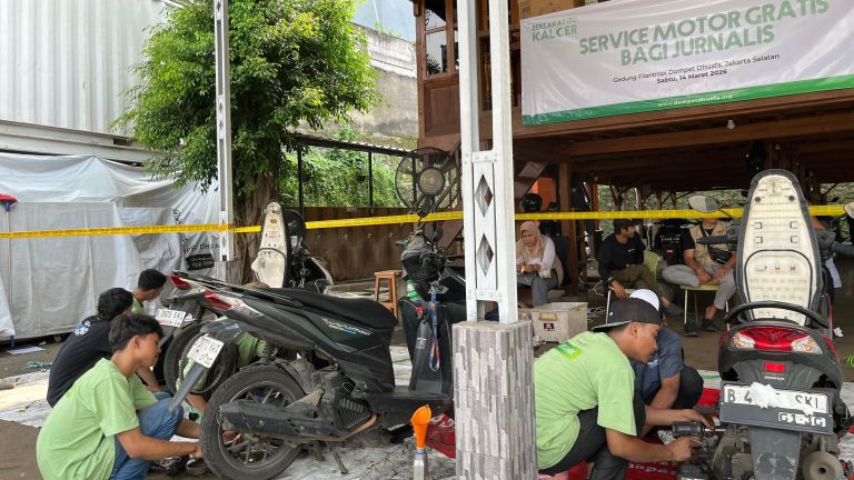Servis Motor Gratis untuk Jurnalis, Dompet Dhuafa Apresiasi Peran Pemburu Informasi