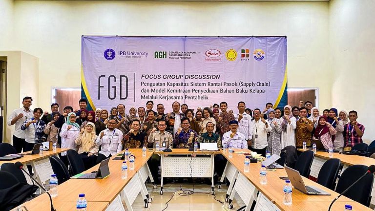 Sasa dan IPB Bahas Masa Depan Industri Kelapa dalam Forum Diskusi Pentahelix