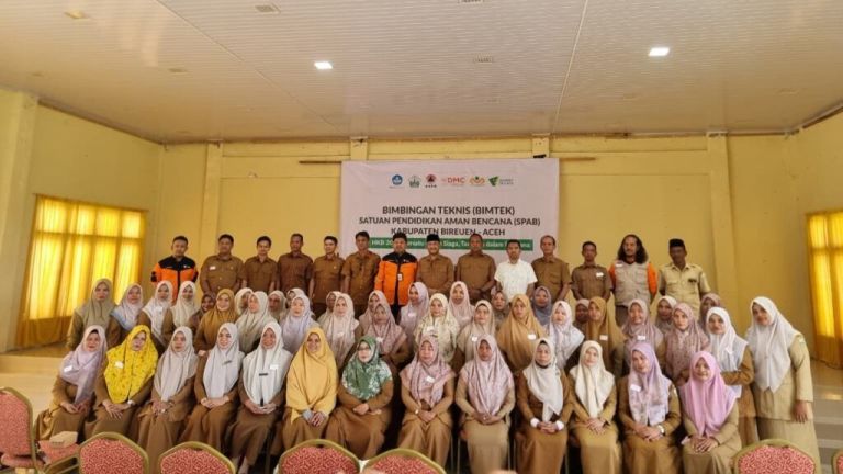 Melibatkan Ratusan Guru, DMC Dompet Dhuafa Gelar Bimtek Sekolah Aman Bencana di Aceh