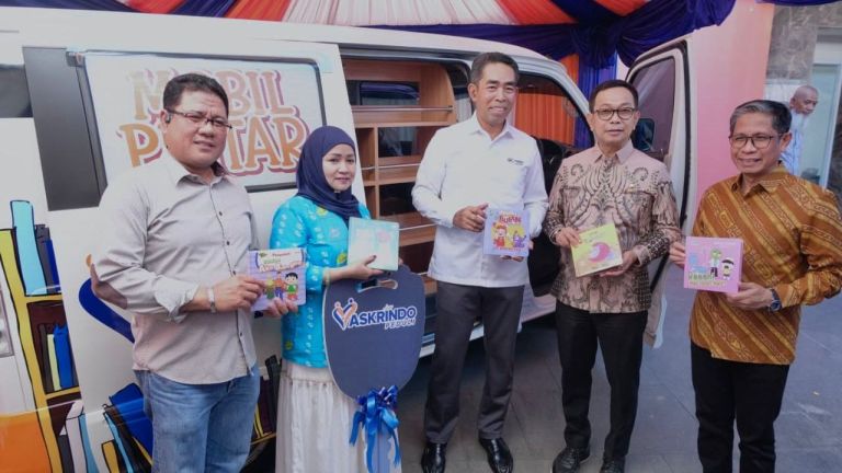 Perluas Jangkauan Literasi Anak Usia Dini, Mobil Pintar Askrindo Resmi Hadir di Soppeng