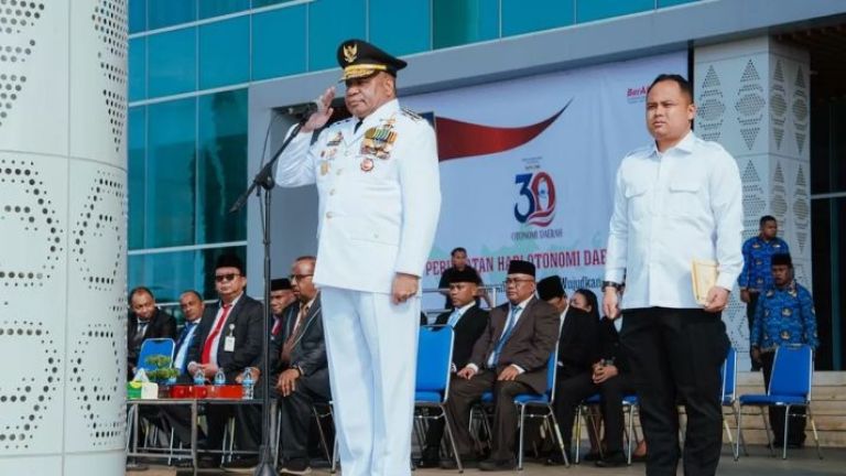 Pimpin Upacara Hari Otda ke-XXX, Gubernur Papua Tekankan Sinergi Pusat-Daerah Wujudkan Asta Cita