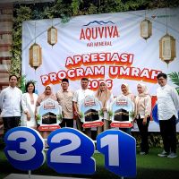 AQUVIVA Berangkatkan 3 Marbot dan 6 Pemenang Kejutan Tutup Botol Ramadan Umrah ke Tanah Suci