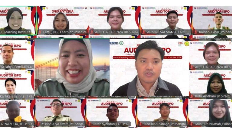 Dukung Industri Sawit Berkelanjutan, POLBANGTAN Medan dan DGL Learning Institute Gelar Pelatihan Auditor ISPO