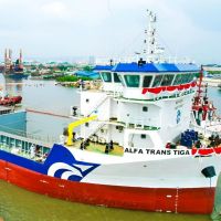 Alfa Trans Raya Luncurkan Container Vessel Kapasitas Terbesar