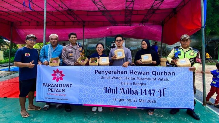 Paramount Petals Salurkan Hewan Kurban Iduladha 2026 secara Serentak