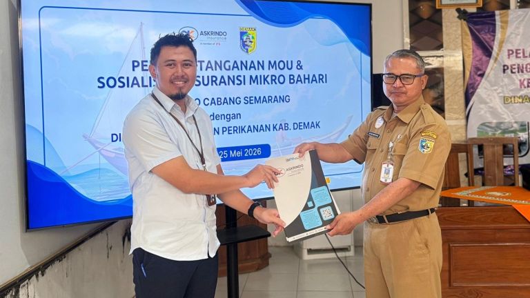 Askrindo Gandeng DKP Demak: Jamin Keamanan Nelayan Melaut