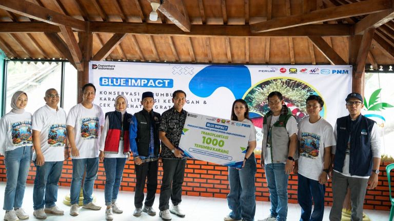 PERURI Perkuat Kolaborasi BUMN Lewat Program Blue Impact di Lampung Selatan