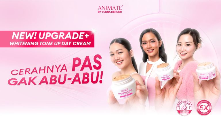 Animate Beauty Rilis Tone Up Day Cream Banyak Shades, Solusi Kulit Cerah Natural Tanpa Efek Abu-abu