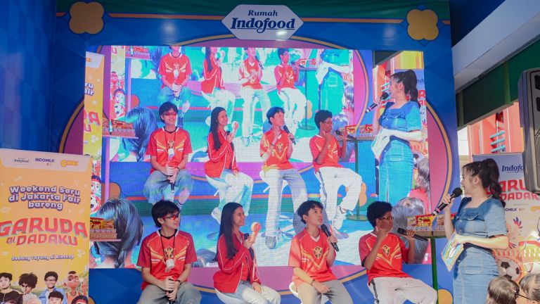 Intip Keseruan Meet & Greet Film Garuda di Dadaku di Rumah Indofood Jakarta Fair Kemayoran 2026