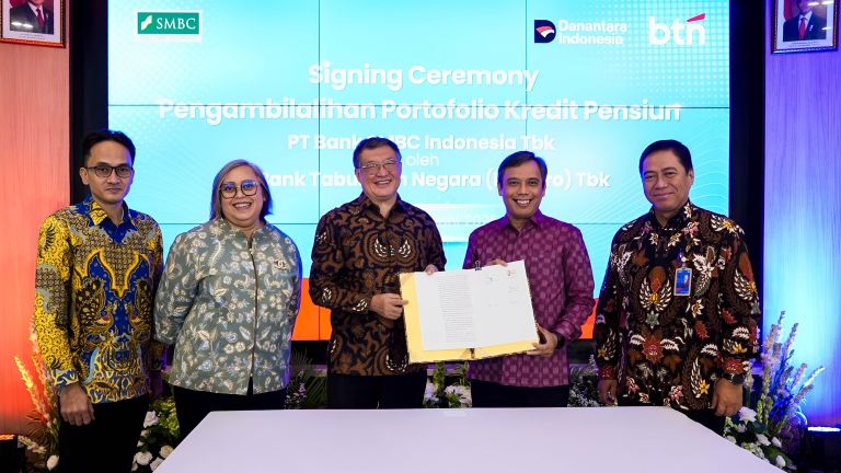 SMBC Indonesia dan BTN Resmi Alihkan Portofolio Kredit Pensiun, Perkuat Fokus Strategis dan Pertumbuhan Berkelanjutan