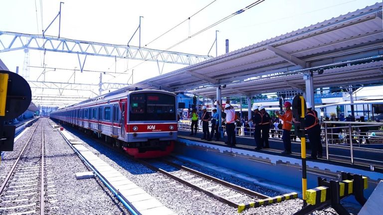 Peron Baru Stasiun Bogor Segera Beroperasi