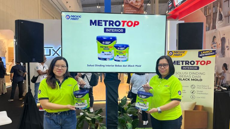 Pacific Paint Kenalkan Metrotop Interior dengan Teknologi Anti-Black Mold di IndoBuildTech 2026