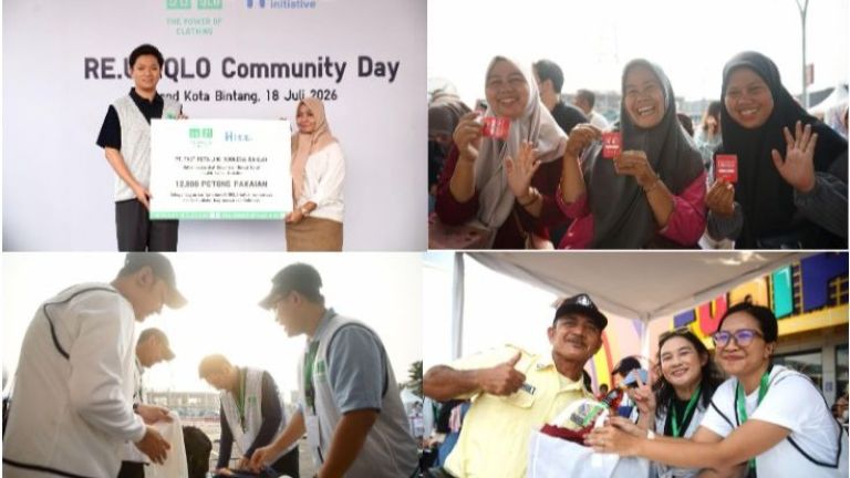 Lewat RE.UNIQLO, UNIQLO Salurkan 12.000 Pakaian untuk 1.000 Keluarga di Bekasi