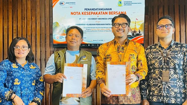 Dukung Potensi Perikanan, Askrindo Hadirkan Pelindungan Asuransi untuk Nelayan Sorong