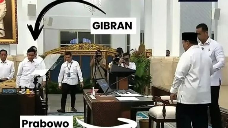 Istana Buka Suara Usai Viral Posisi Duduk Gibran Sejajar Menteri, Netizen Berkoar: Habis Manis Sepah Dibuang