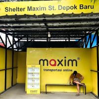 Maxim Resmi Hadirkan Pick Up Point di Stasiun Depok Baru