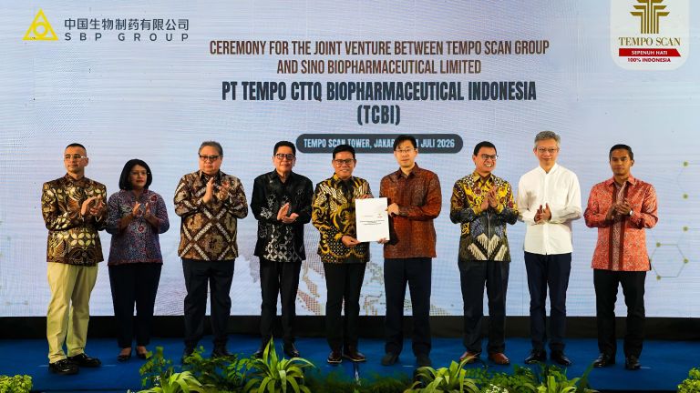 Gandeng Perusahaan Tiongkok, Tempo Scan Siap Dirikan Perusahaan Farmasi Baru