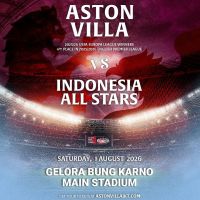 Juara Europa League Aston Villa Datang ke Jakarta, Siap Hadapi Indonesia All Stars dengan Skuad Bertabur Bintang