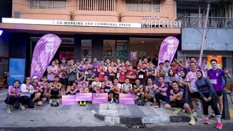 Jelang Amartha 10X Run 2026, Liberta Hotels Terlibat dalam Amartha Speed Run di Blok M