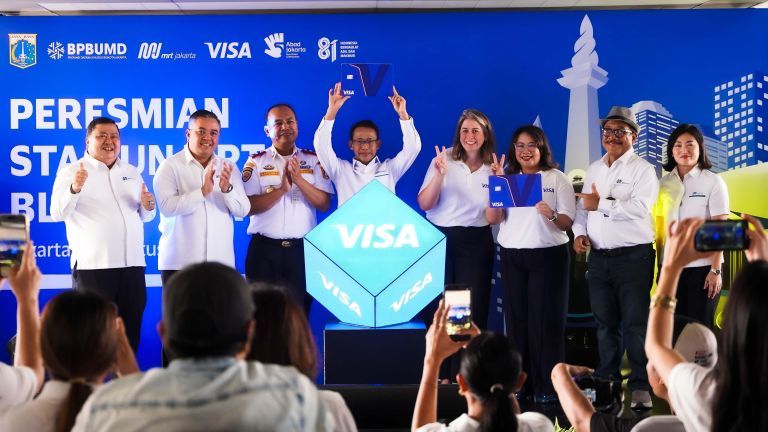 Visa dan MRT Jakarta Resmikan Stasiun MRT Blok A Visa, Perkuat Pembayaran Nirsentuh