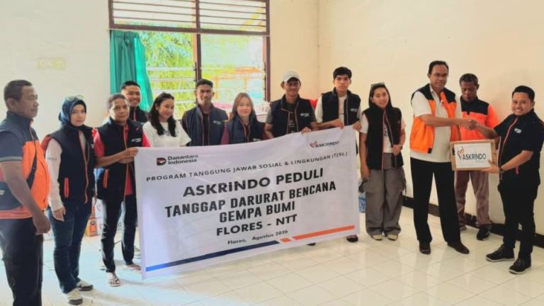 Askrindo Perkuat Solidaritas Kemanusiaan Bagi Masyarakat Flores