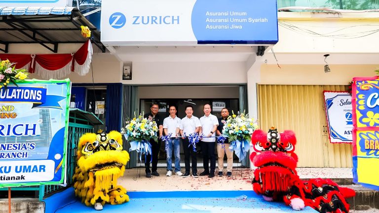 Dukung Pertumbuhan Ekonomi dan Akses Perlindungan di Kalimantan Barat, Zurich Resmikan Kantor dengan Wajah Baru di Pontianak