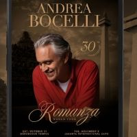 Tiket Andrea Bocelli 'Romanza' Presale Mulai 21 Agustus, Ada Diskon hingga 20% untuk Nasabah BNI, Cek di Sini!