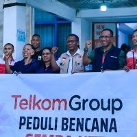 Telkom Salurkan Bantuan Kemanusiaan Rp1,3 Miliar ke NTT