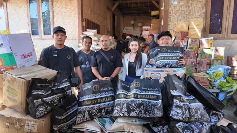 Germany Brilliant Perkuat Kepedulian Sosial di Desa Adat Sade
