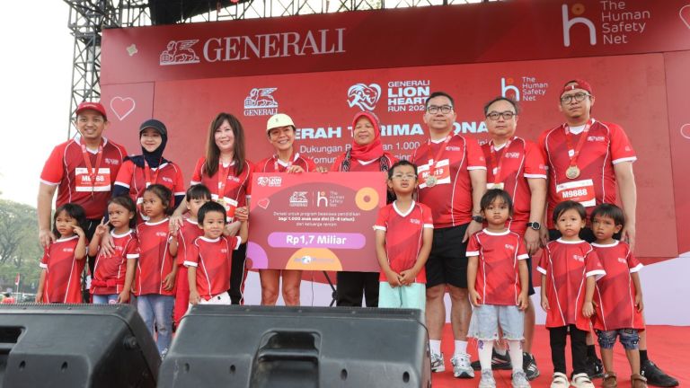 Lewat Lion Heart Run 2026, Generali Indonesia Salurkan Donasi Rp1,7 Miliar untuk Kebaikan