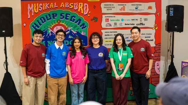 Berawal dari Ilustrasi, Karya Sherchle 'Hidup' di Musikal Absurd Jakarta Doodle Fest 2026