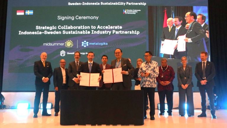 Swedia Bidik Industri Surya Indonesia, Metalogika Siapkan Pabrik Panel Film Tipis 20 MW
